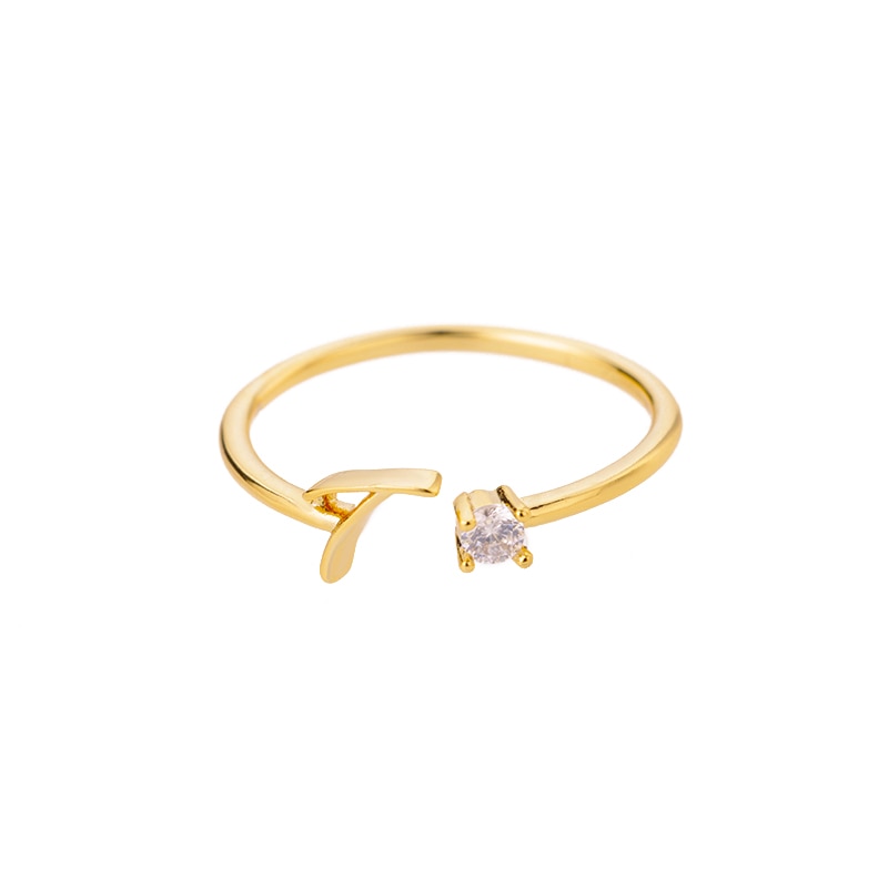 Peris Gems Cursive Alphabet Initial Rings - Open Adjustable Stainless Steel Cursive Initial Ring SHEIN Amazon Temu
