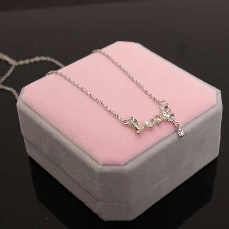 Peris Gems Cursive "Love" Word Pendant Necklace for Women SHEIN Amazon Temu