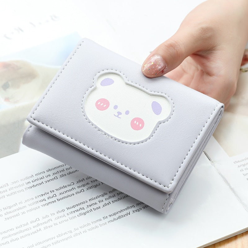 Peris Gems Cute Animal Art Small Wallet for Women | Short Purse for Females Small Card Holder SHEIN Amazon Temu