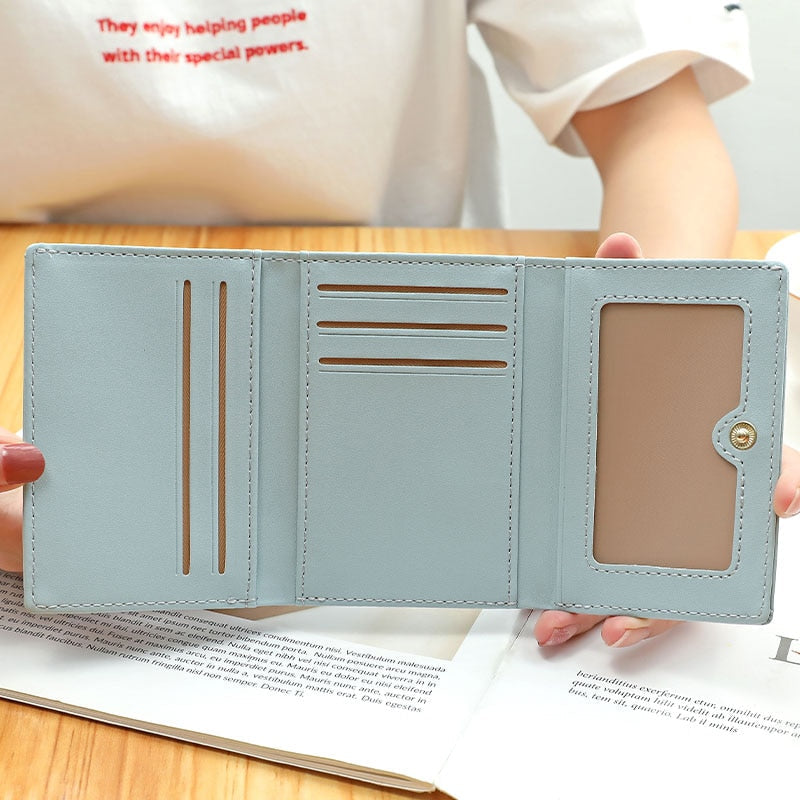 Peris Gems Cute Animal Art Small Wallet for Women | Short Purse for Females Small Card Holder SHEIN Amazon Temu