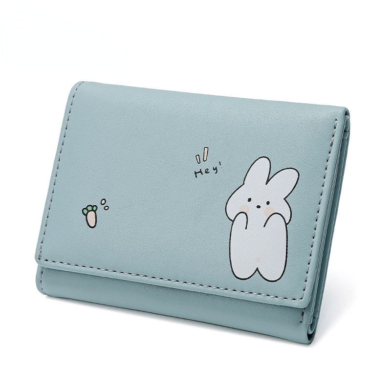 Peris Gems Cute Animal Art Small Wallet for Women | Short Purse for Females Small Card Holder SHEIN Amazon Temu