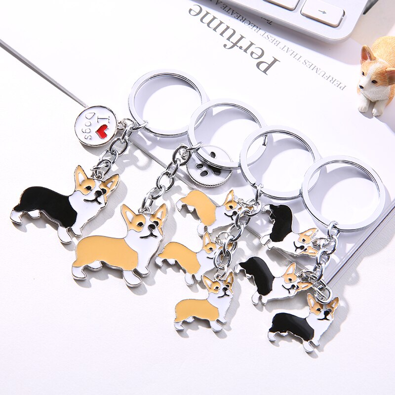 Peris Gems Cute Welsh Corgi Dog Key Chains | Dog Lover Key Chains Unisex Cute Welsh Corgi Dog Key Chains | Dog Lover Key Chain Unisex SHEIN Amazon Temu