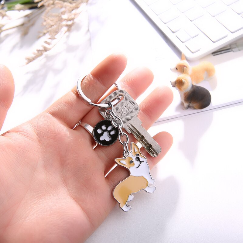 Peris Gems Cute Welsh Corgi Dog Key Chains | Dog Lover Key Chains Unisex Cute Welsh Corgi Dog Key Chains | Dog Lover Key Chain Unisex SHEIN Amazon Temu