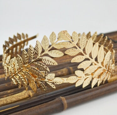 Peris Gems D Baroque Gold Leaf Headband Crown Tiara for Women | Greek Goddess Hair Accessories SHEIN Amazon Temu
