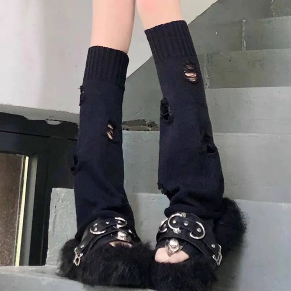 Peris Gems D black / One Size Y2K Punk Knitted Leg Warmers Star Gothic Cross Harajuku Women Heart Two Side Wear Loose Fit Leg Covers Sock JK Thigh High Lolita Y2K Punk Knitted Leg Warmers Star Gothic Cross Harajuku Women Heart Two Side Wear Loose Fit Leg Covers Sock JK Thigh High Lolita SHEIN Amazon Temu