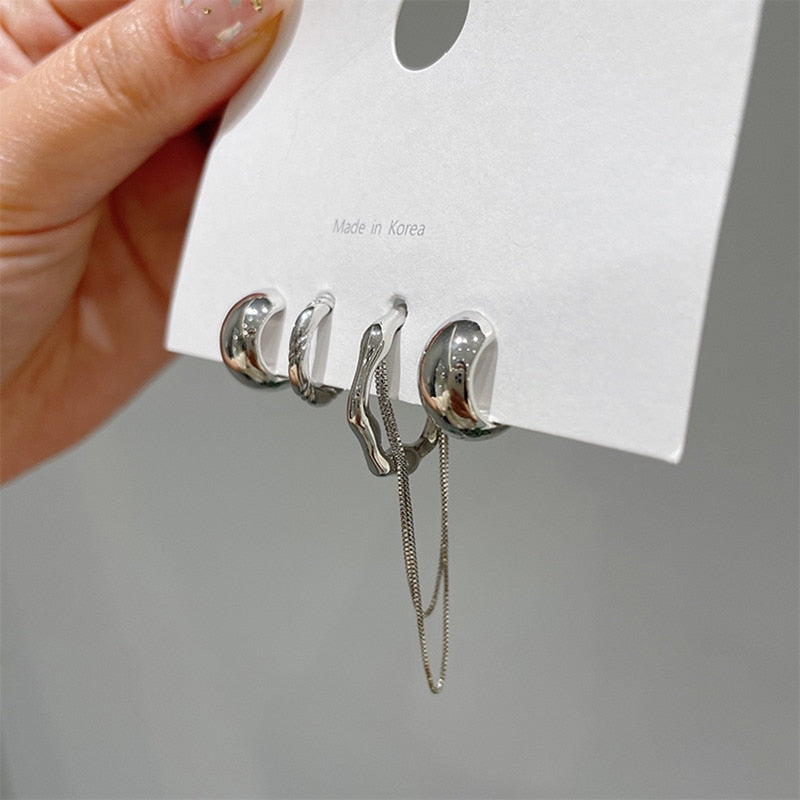 Peris Gems D Silver Love Heart Cherry Dangle Earrings Set | Women&