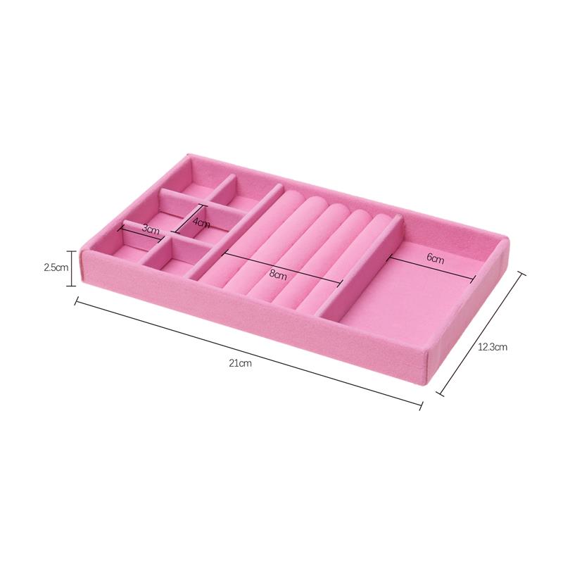 Peris Gems D Velvet Jewelry Display Stackable Tray Case SHEIN Amazon Temu