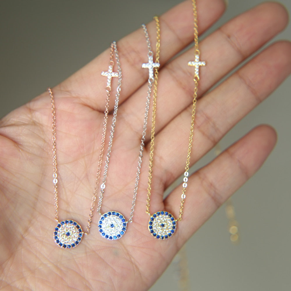 Peris Gems Dainty Thin Evil Eye Pendant Necklaces for Women SHEIN Amazon Temu