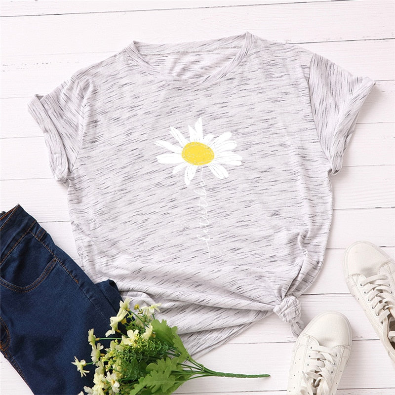 Peris Gems Daisy Graphic Print Cotton Shirts for Women | Oversized Shirts Daisy Graphic Print Cotton Shirts for Women |Oversized Shirt SHEIN Amazon Temu