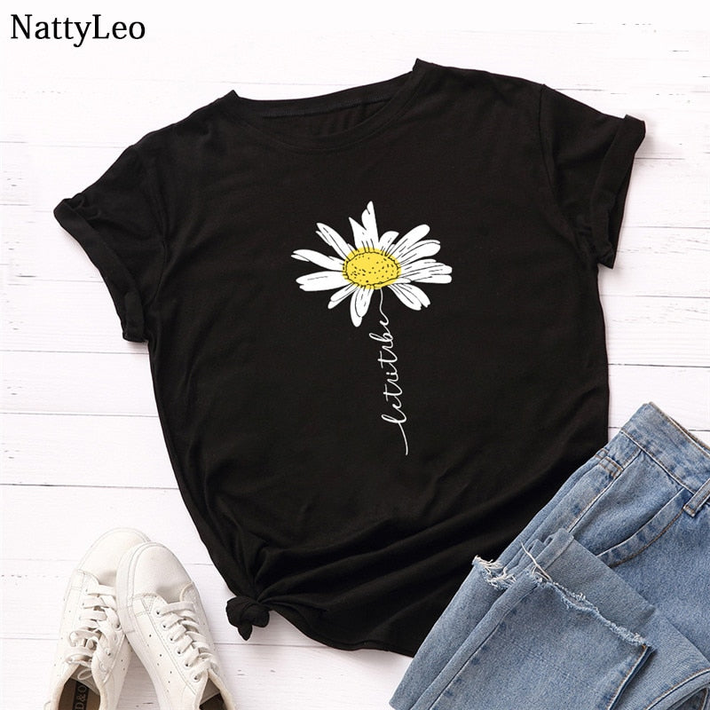 Peris Gems Daisy Graphic Print Cotton Shirts for Women | Oversized Shirts Daisy Graphic Print Cotton Shirts for Women |Oversized Shirt SHEIN Amazon Temu