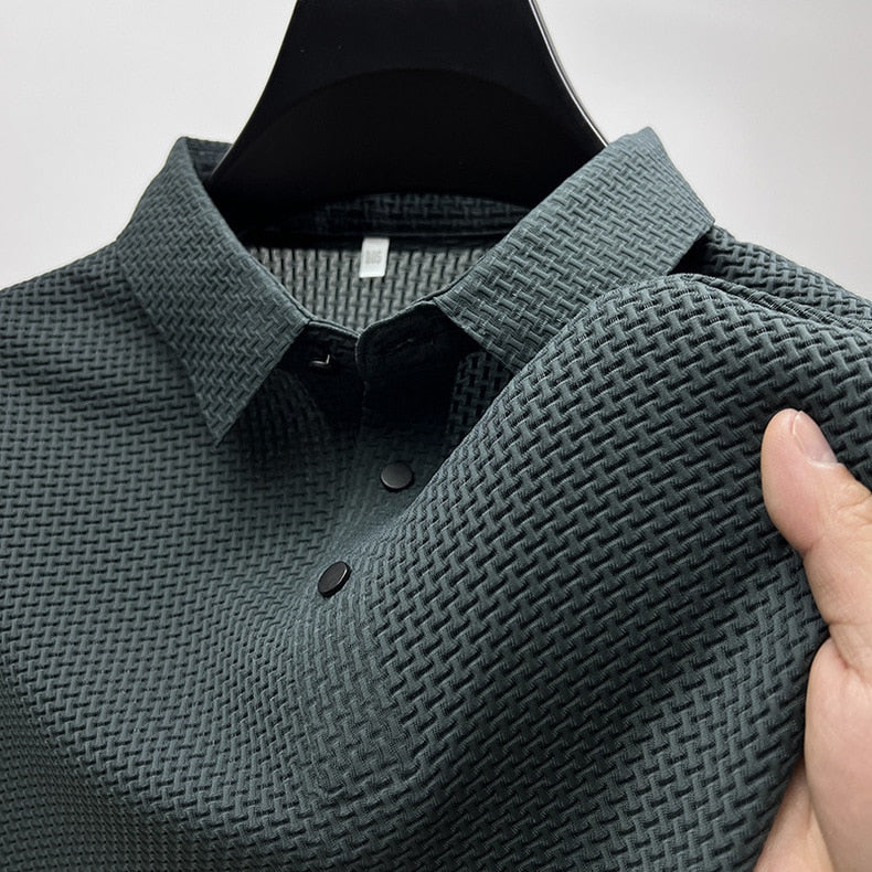Peris Gems Dark Green / M Breathable Business Polo Shirts for Men | Soft Polo Shirts SHEIN Amazon Temu