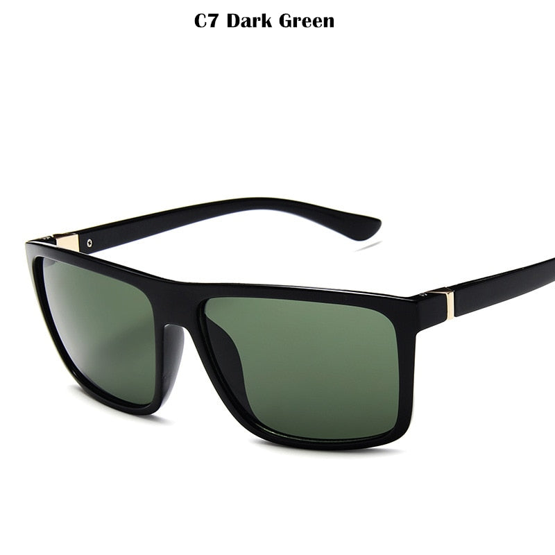 Peris Gems DarkGreen Classic Designer Square UV400 Sunglasses for Men SHEIN Amazon Temu