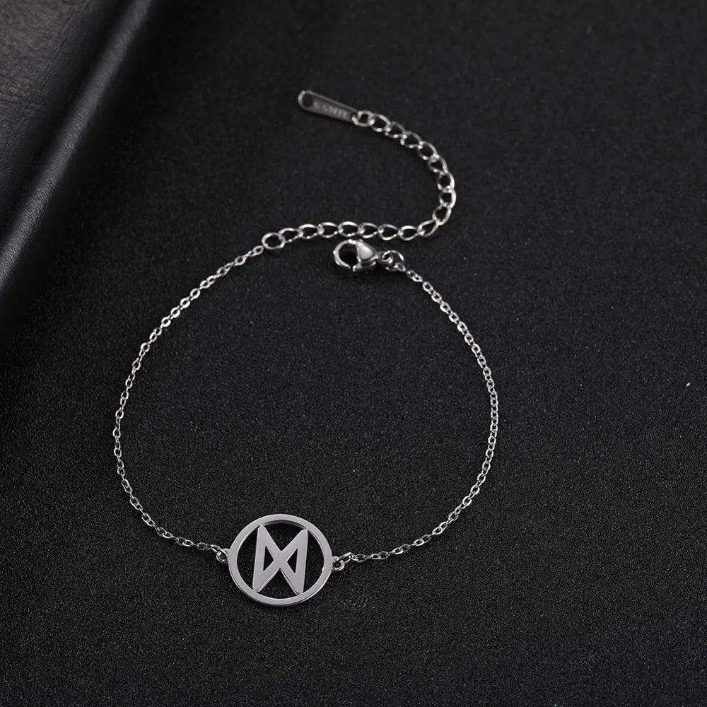 Peris Gems Day / Silver Nordic Viking Rune Charm Stainless Bracelets Unisex SHEIN Amazon Temu
