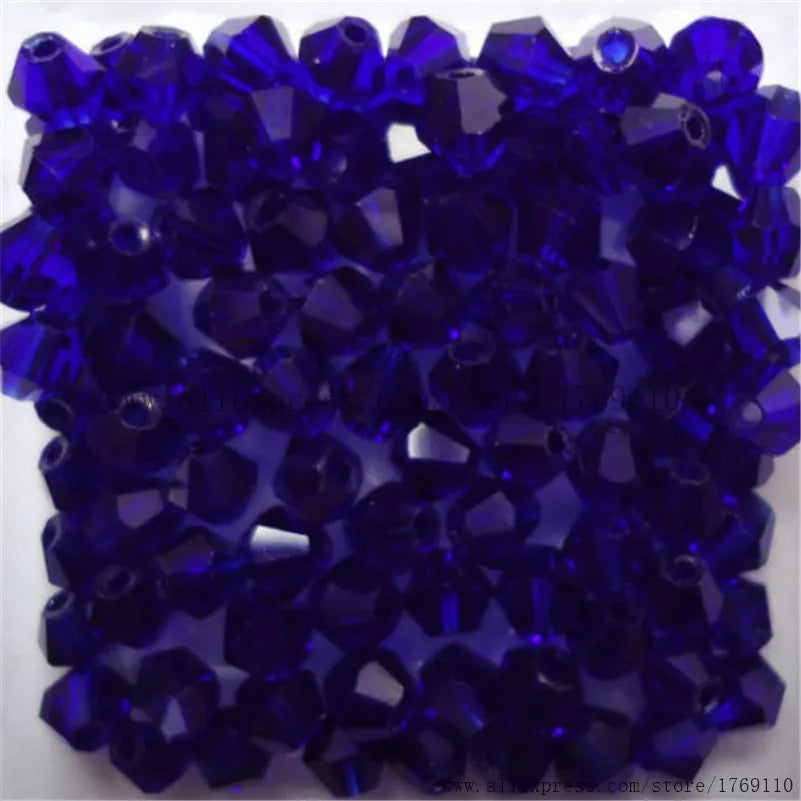Peris Gems deep blue Glass Bead 100pc Loose Spacer Stones for DIY Jewelry SHEIN Amazon Temu