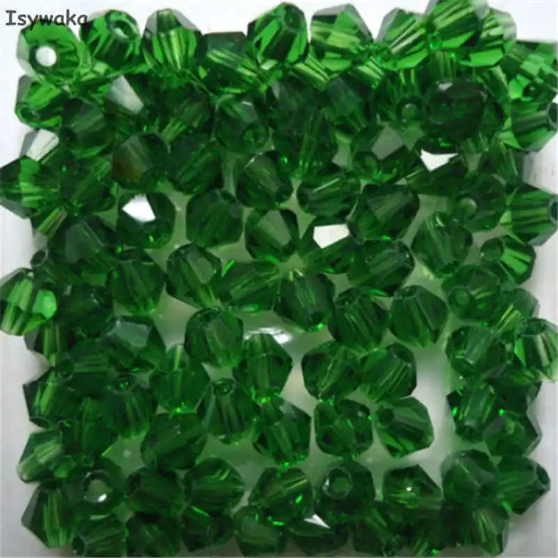 Peris Gems Deep Green Glass Bead 100pc Loose Spacer Stones for DIY Jewelry SHEIN Amazon Temu