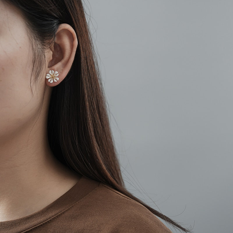 Peris Gems Delicate 925 Silver Wildflower Stud Earrings for Women SHEIN Amazon Temu