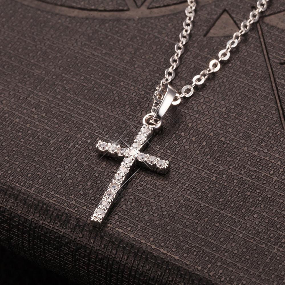 Peris Gems Diamond Cross Pendant Necklace | Diamond Jesus Piece SHEIN Amazon Temu