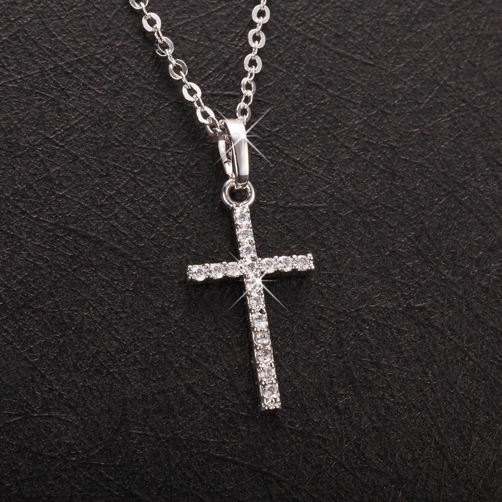 Peris Gems Diamond Cross Pendant Necklace | Diamond Jesus Piece SHEIN Amazon Temu