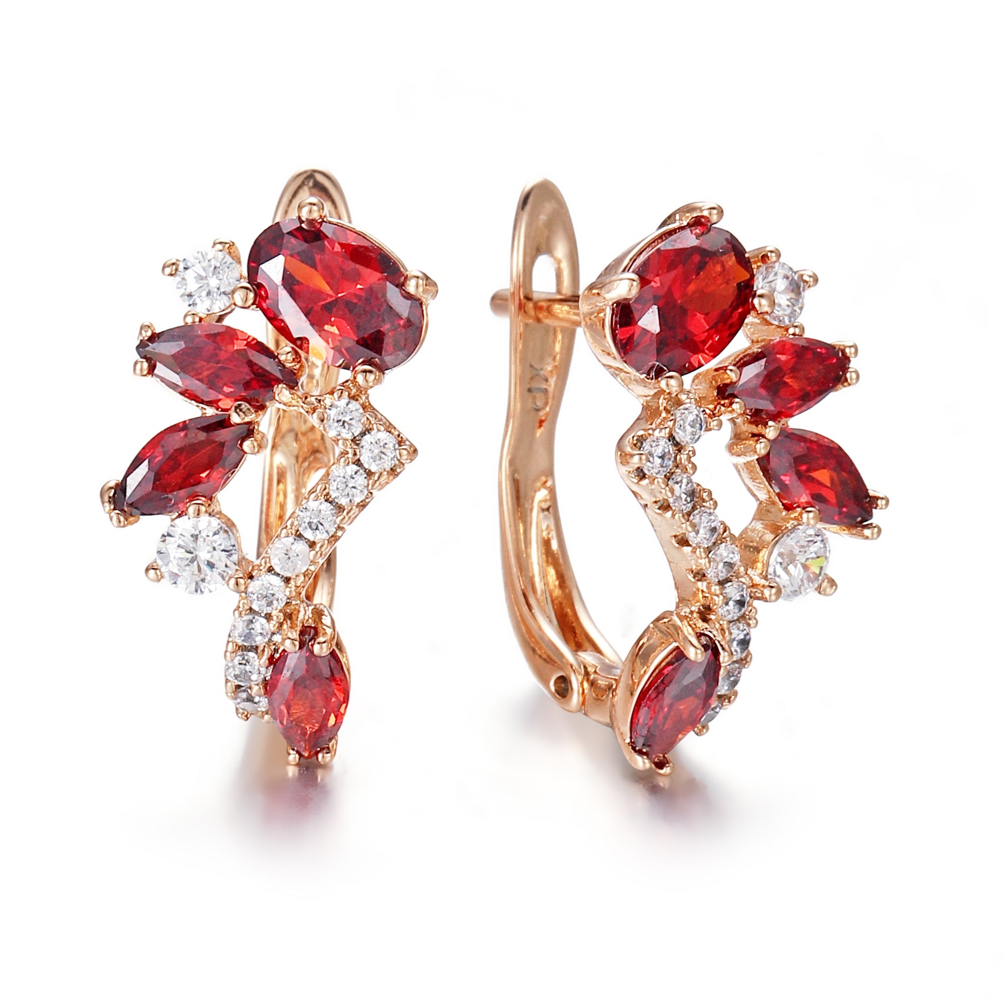 Peris Gems Diamond Flower Stud Earrings for Women | Gold Diamond Stud Earrings SHEIN Amazon Temu