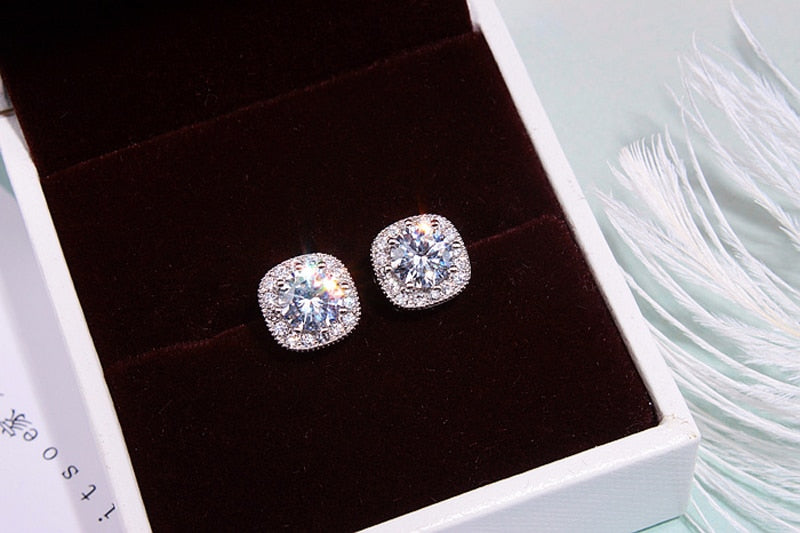 Peris Gems Diamond Silver Earrings for Women | Women&