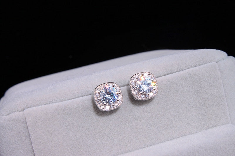 Peris Gems Diamond Silver Earrings for Women | Women&