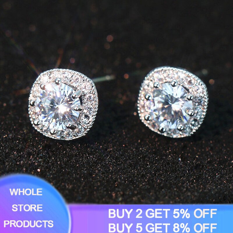 Peris Gems Diamond Silver Earrings for Women | Women&