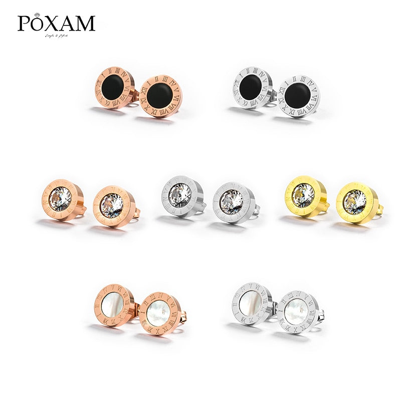 Peris Gems Diamond Stud Earrings for Women | Small Crystal Earrings SHEIN Amazon Temu