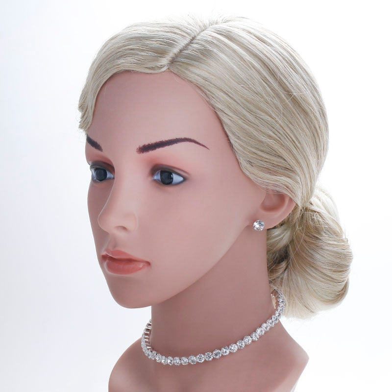 Peris Gems Diamond Tennis Chain Necklace | Diamond Choker Necklaces SHEIN Amazon Temu