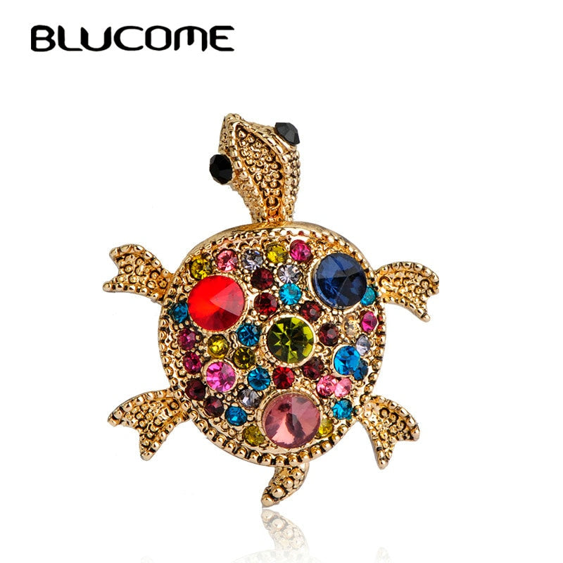 Peris Gems Diamond Tortoise Turtle Lapel Brooch Pins Unisex SHEIN Amazon Temu