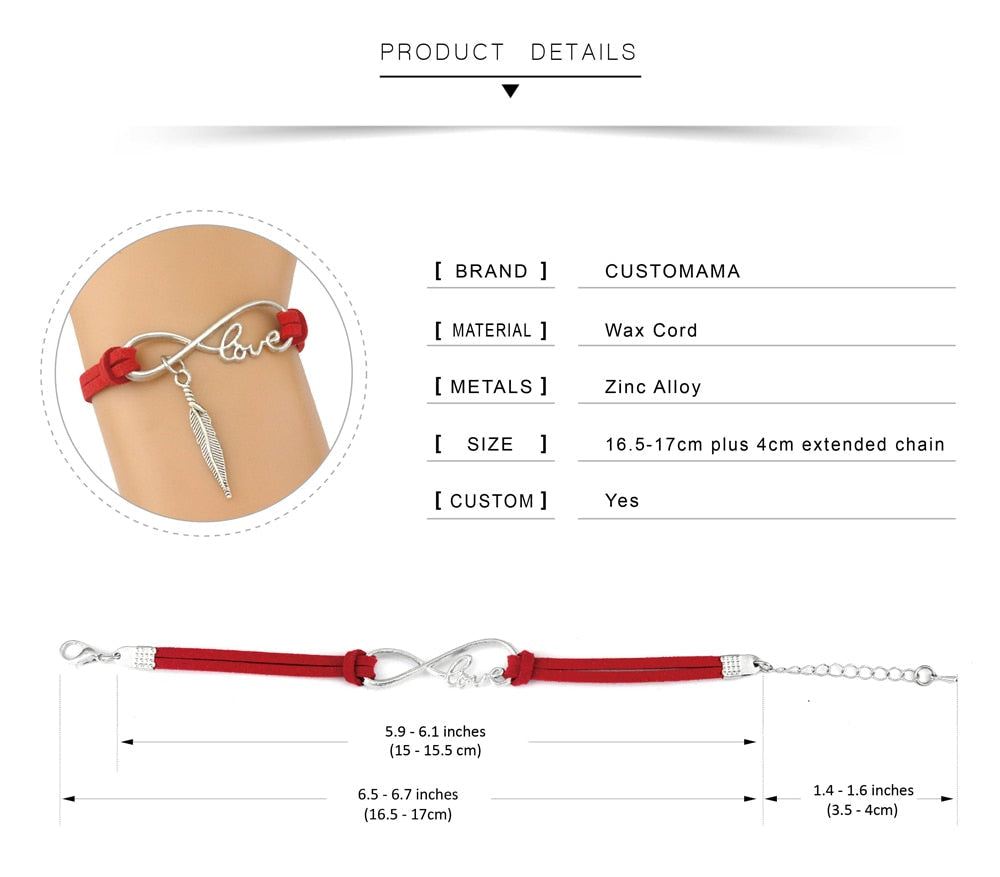 Peris Gems Dog Paw Infinity Rope Bracelets for Women | Animal Love Charms Dog Paw Infinity Rope Bracelets for Women Animal Love Charms SHEIN Amazon Temu