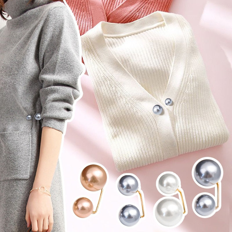 Peris Gems Double Pearl Brooch Pins | 3pc Elegant Pearl Lapel Pins for Women SHEIN Amazon Temu