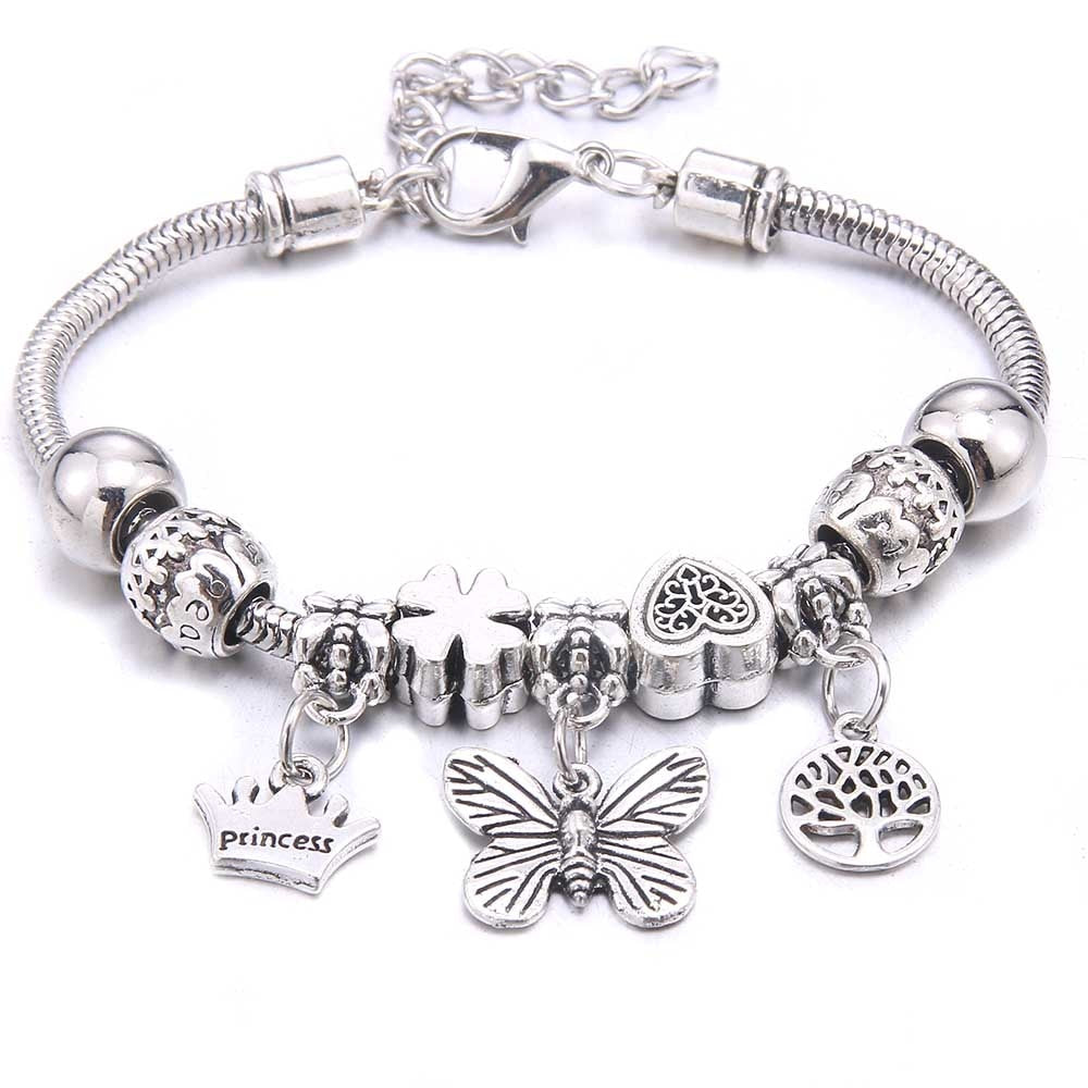 Peris Gems Dragonfly & Owl Pendants Crystal Charm Bracelets | Beads Bracelet for Women Dragonfly & Owl Pendants Crystal Charm Bracelets SHEIN Amazon Temu