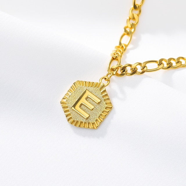 Peris Gems E Dainty A-Z Letter Hexagon Anklets Unisex | Gold Initial Letter Leg Chain Dainty A-Z Letter Hexagon Anklets Unisex Gold Initial Letter SHEIN Amazon Temu