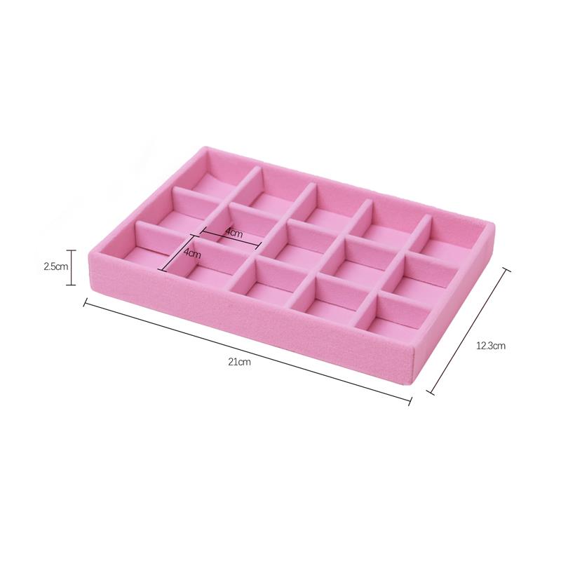 Peris Gems E Velvet Jewelry Display Stackable Tray Case SHEIN Amazon Temu