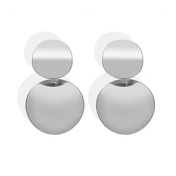 Peris Gems e192yin Gold Round Earrings for Women | Dangle Earrings SHEIN Amazon Temu