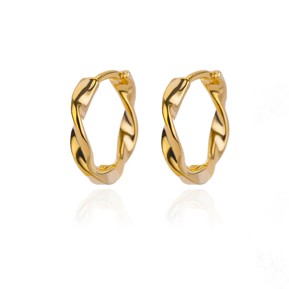 Peris Gems E3120G-3 U-Shaped Square Hoop Earrings for Women | Gold Luxury Earrings U-Shaped Square Hoop Earrings for Women Gold Luxury Earrings SHEIN Amazon Temu