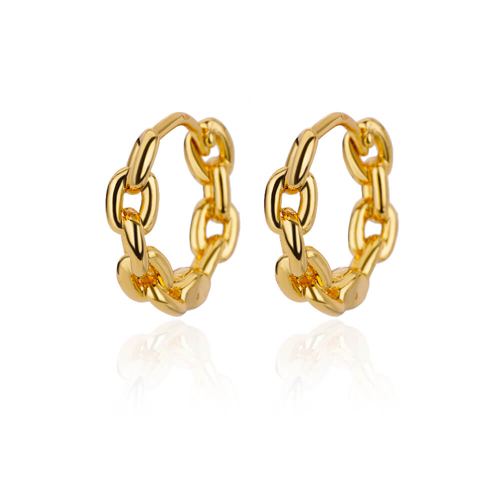 Peris Gems E3120G-6 U-Shaped Square Hoop Earrings for Women | Gold Luxury Earrings U-Shaped Square Hoop Earrings for Women Gold Luxury Earrings SHEIN Amazon Temu