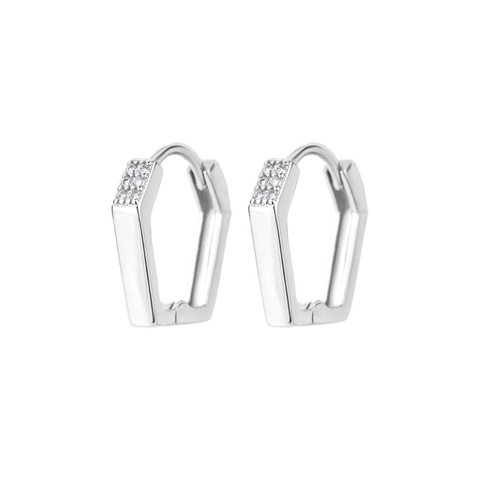 Peris Gems E3128P-16 U-Shaped Square Hoop Earrings for Women | Gold Luxury Earrings U-Shaped Square Hoop Earrings for Women Gold Luxury Earrings SHEIN Amazon Temu