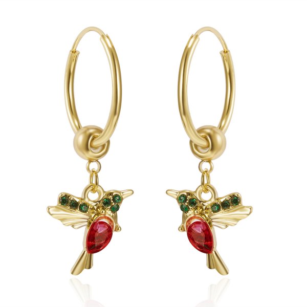 Peris Gems earrings 3 Crystal Hummingbird Necklaces for Women | Gold Necklace SHEIN Amazon Temu
