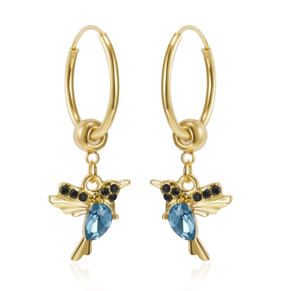 Peris Gems earrings 4 Crystal Hummingbird Necklaces for Women | Gold Necklace SHEIN Amazon Temu