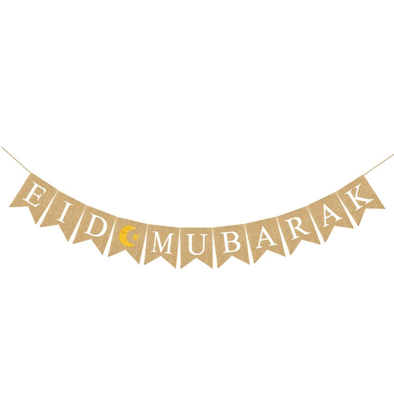 Peris Gems Eid Mubarak Eid and Ramadan Mubarak Gold Home Decor Banners SHEIN Amazon Temu
