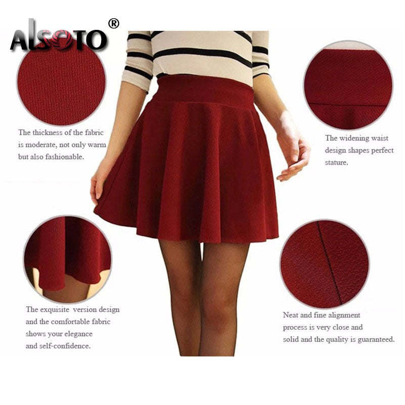 Peris Gems Elastic Midi Mini Skirts for Women | Flare Skirts SHEIN Amazon Temu