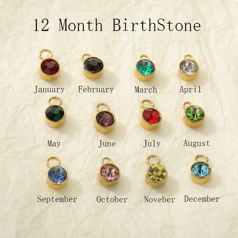 Peris Gems Elegant Birthstone Rings - Stainless Steel 12 Birthstone Rings SHEIN Amazon Temu