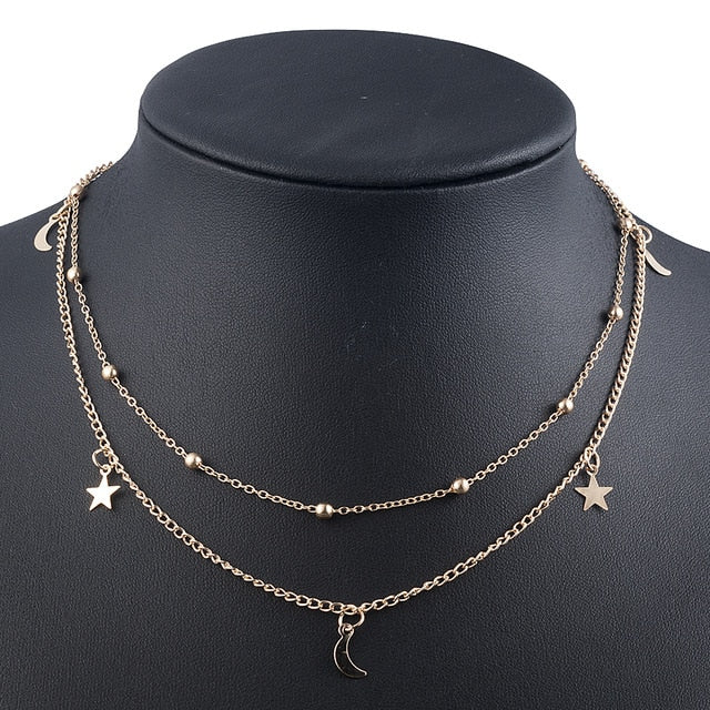 Peris Gems Elegant Star Pendant Choker Necklace for Women SHEIN Amazon Temu