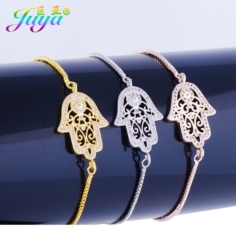 Peris Gems Enamel Hollow Hamsa Hand Evil Eye Bracelets Unisex SHEIN Amazon Temu