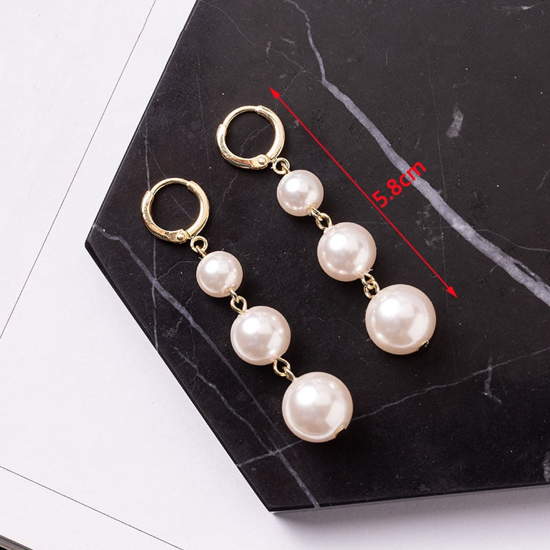 Peris Gems ES3333 White Flower Pearl Drop Earrings Collection for Women SHEIN Amazon Temu