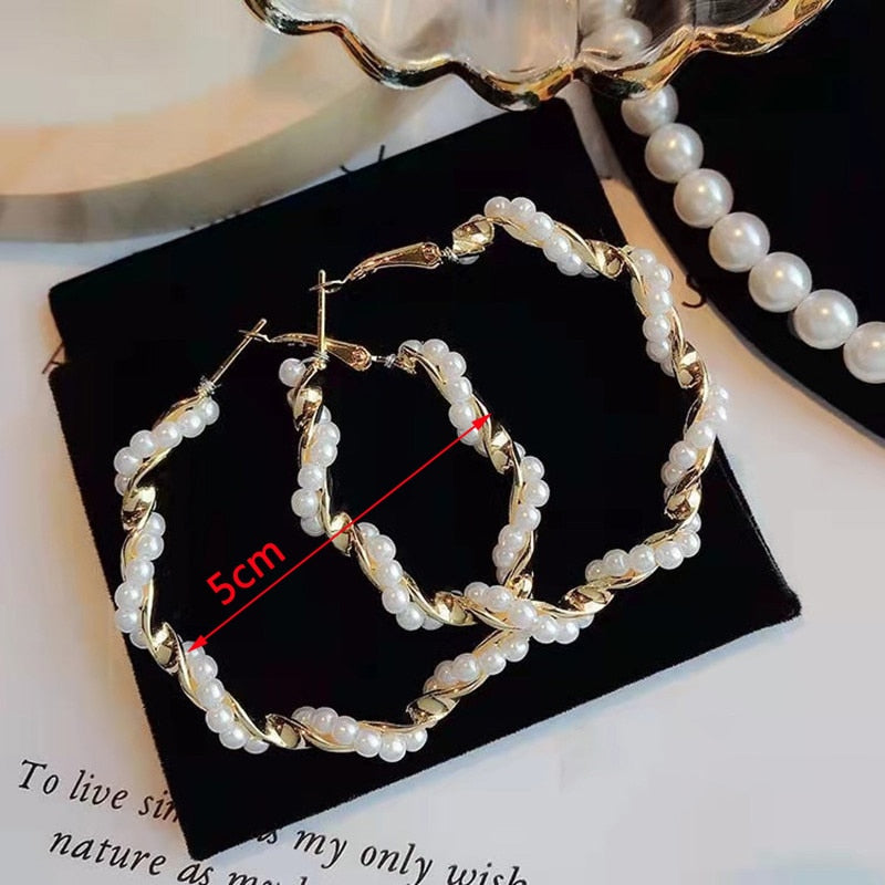 Peris Gems ES3652 White Flower Pearl Drop Earrings Collection for Women SHEIN Amazon Temu