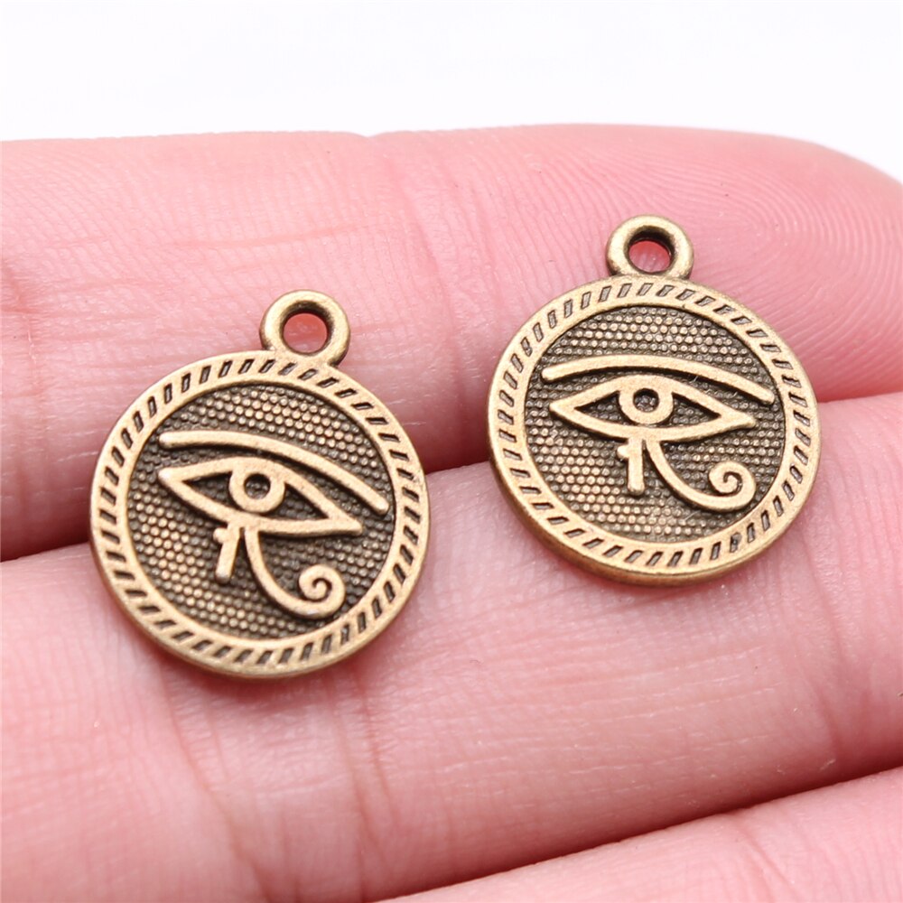 Peris Gems Eye of Horus 10pc 15mm Double Sided Pendant Charms for Jewelry DIY Eye of Horus 10pc 15mm Double Sided Pendant Charms SHEIN Amazon Temu