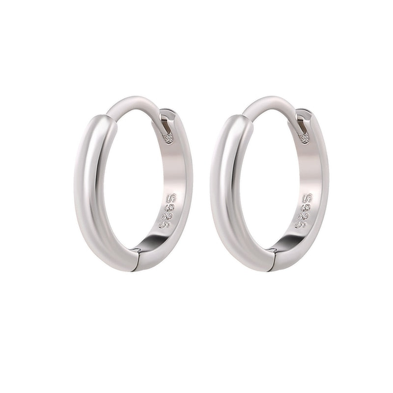 Peris Gems F / 6mm 2pcs CZ Crystal Tragus Cartilage Piercing for Women | 925 Silver Nose Hoop Ring CZ Crystal Tragus Cartilage Piercing for Women | 925 Silver SHEIN Amazon Temu