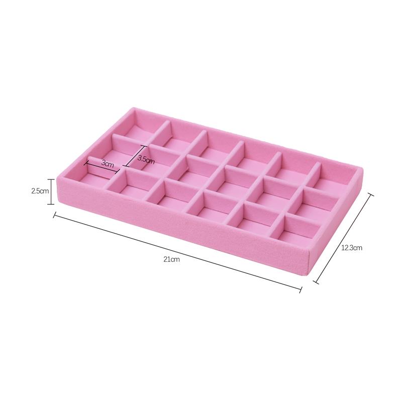 Peris Gems F Velvet Jewelry Display Stackable Tray Case SHEIN Amazon Temu
